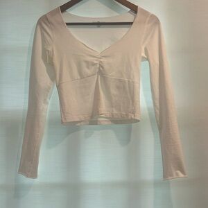 Brandy Melville white long sleeve
